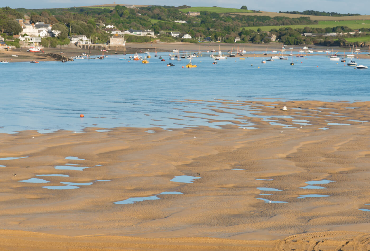 Daymer Bay in North Cornwall, UK.