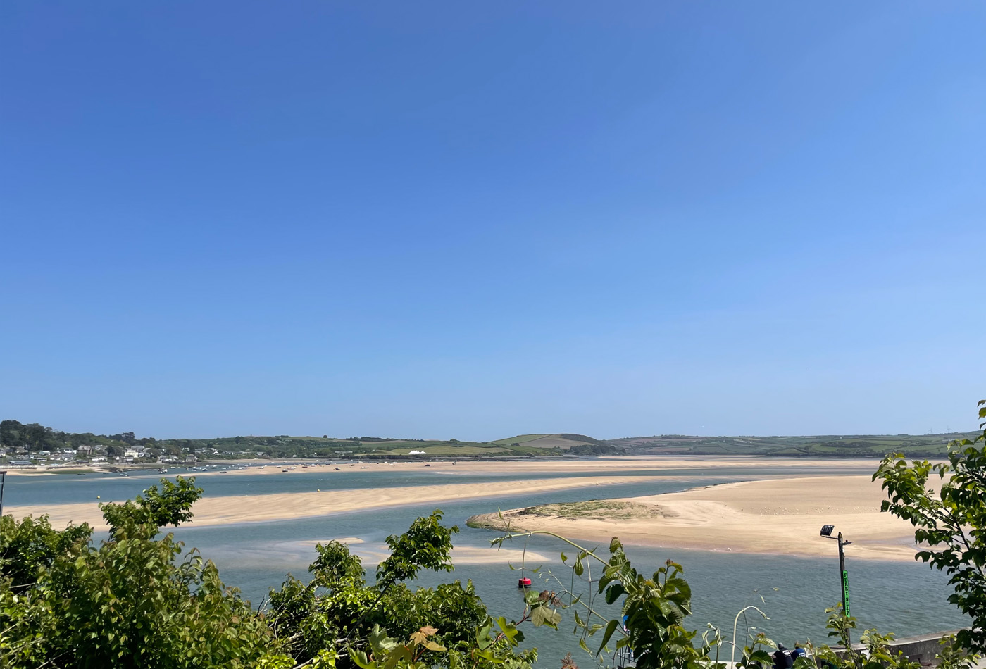 View from Padstow walks from the harbour