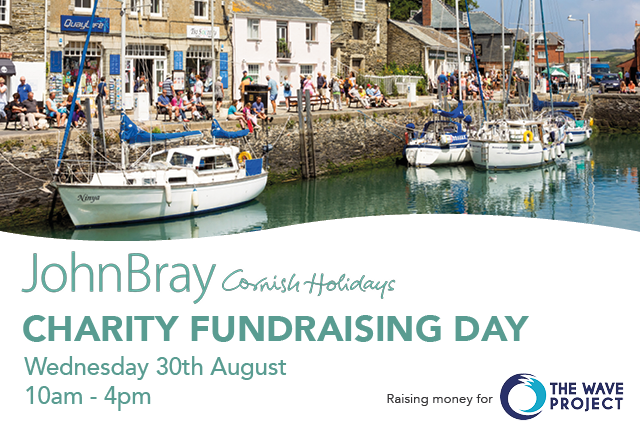 John Bray Cornish Holidays Charity Fundraising Day info